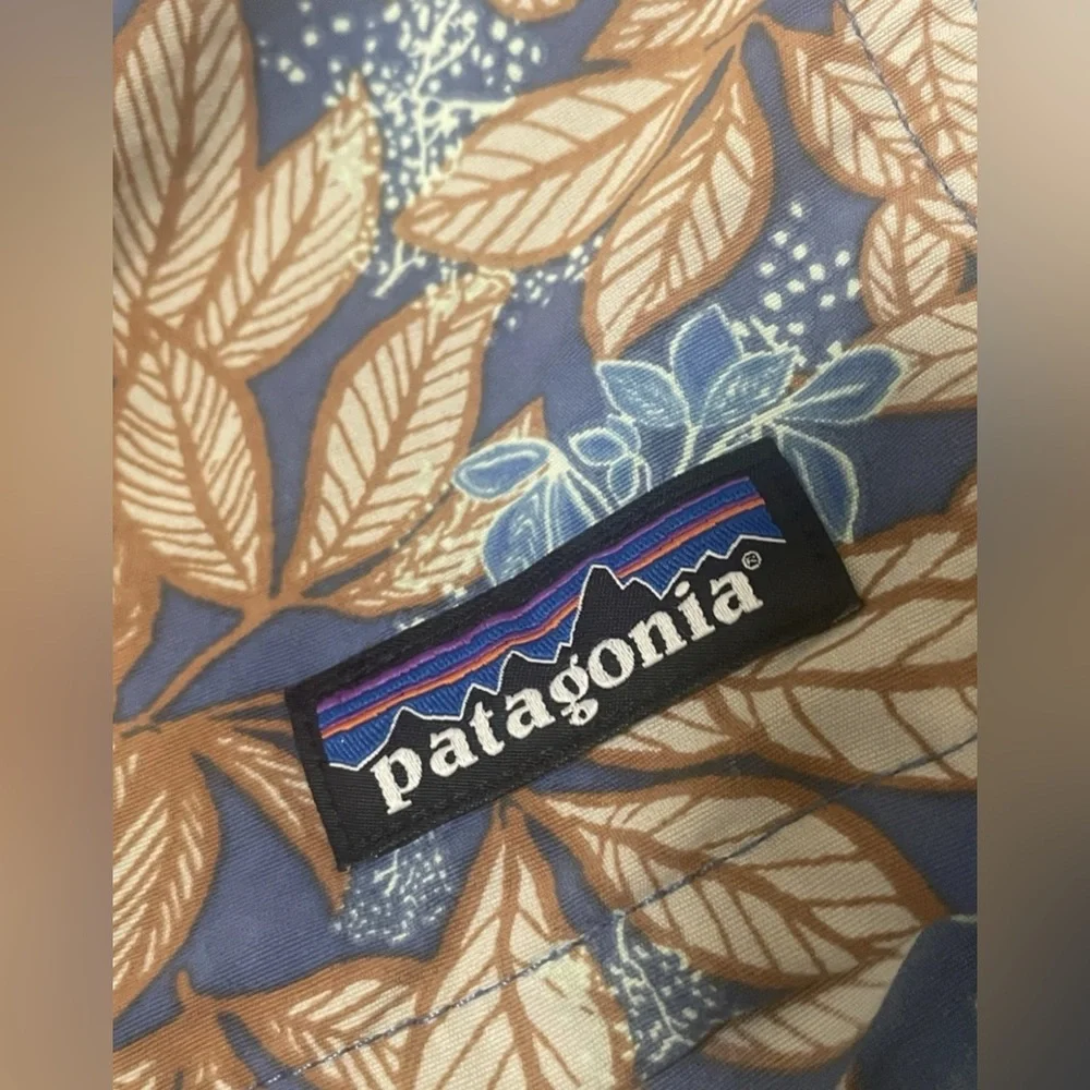 Patagonia XS‎ Board Short Mens Trunks Baggies Floral Swim Lined Drawstring Waist